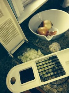 Love my onion chopper!