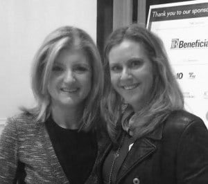 With Arianna Huffington, author of Thrive. So excited!