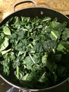 Kale in Wok
