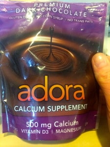 2 Adora Wafers provide 1000 mg calcium/day