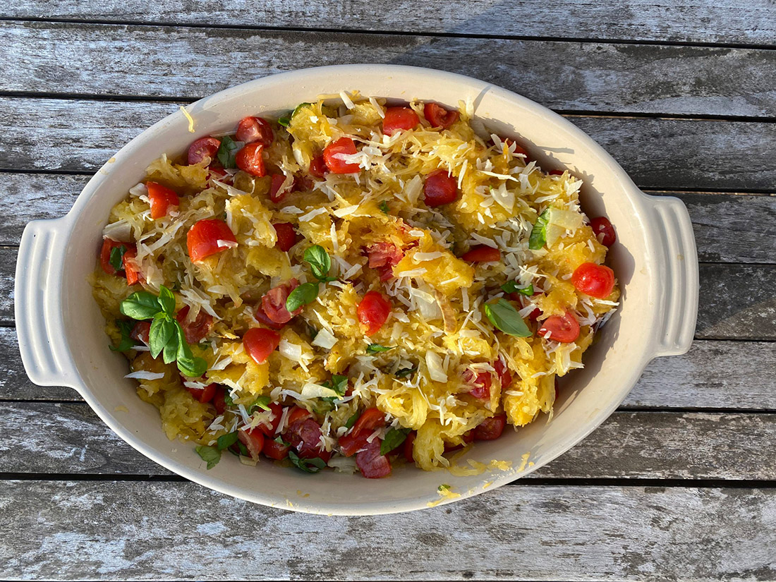 Recipe - Spaghetti Squash Bake - by Emma Fogt