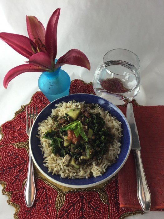 Tofu-Lentil- Kale Masala Recipe
