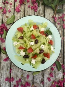 Cucumber Ribbin Salad