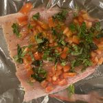 Rainbow Trout with Tomato & Basil Foil Packets